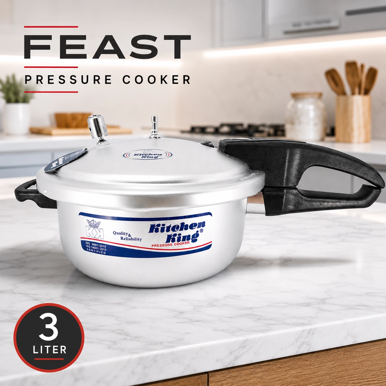 Kitchen King 3L Feast Pressure Cooker